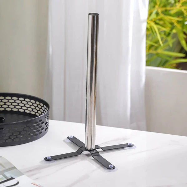 Rotating Metal Storage Rack Black